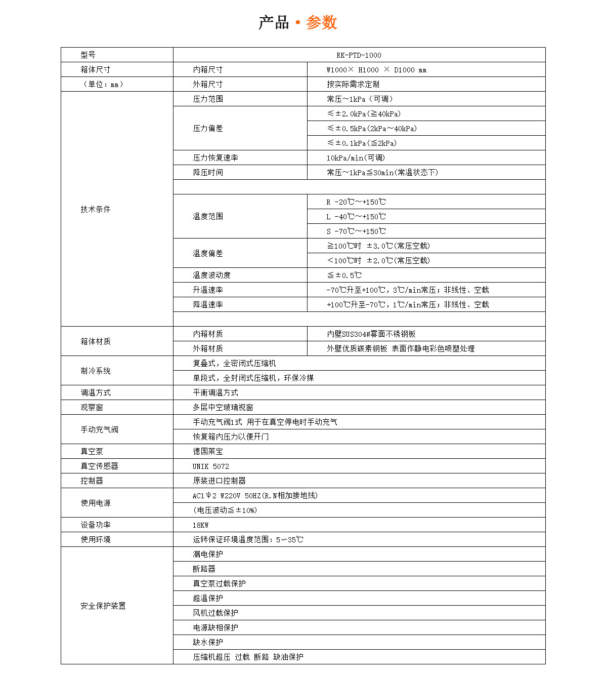 高空低氣壓試驗(yàn)箱瑞凱儀器4